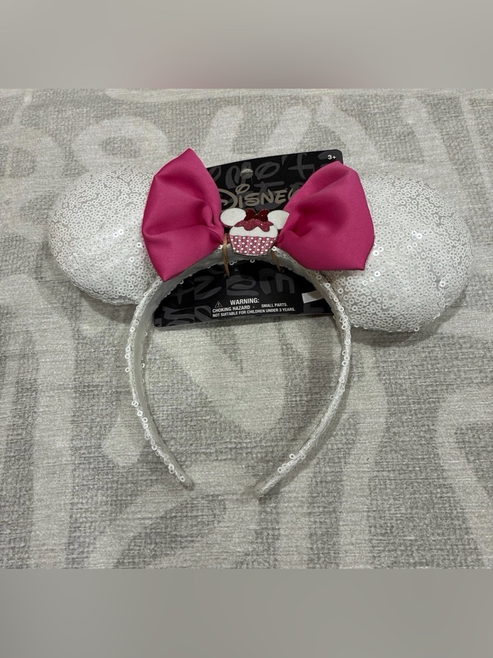 Disney - White Cupcake Ears